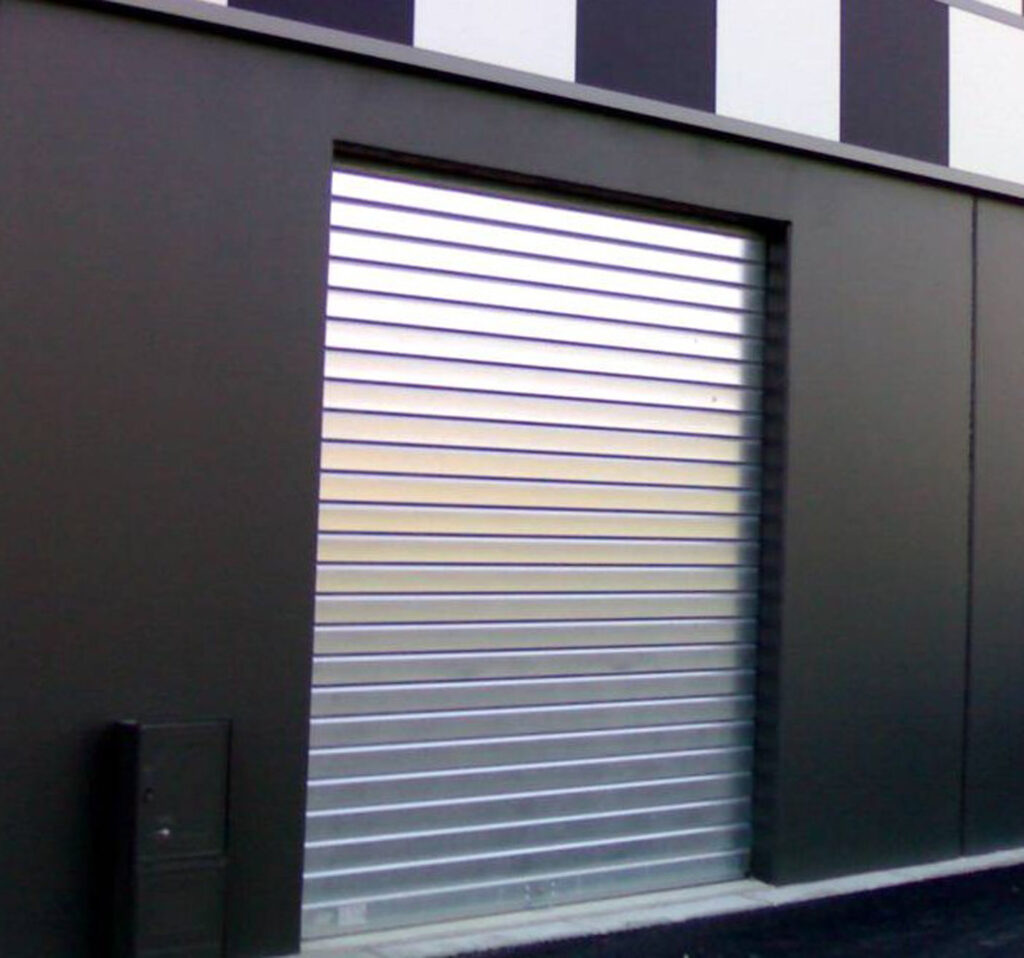 Photo d'un rideau métallique